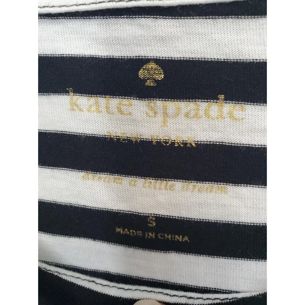 Kate Spade New York Black Striped 